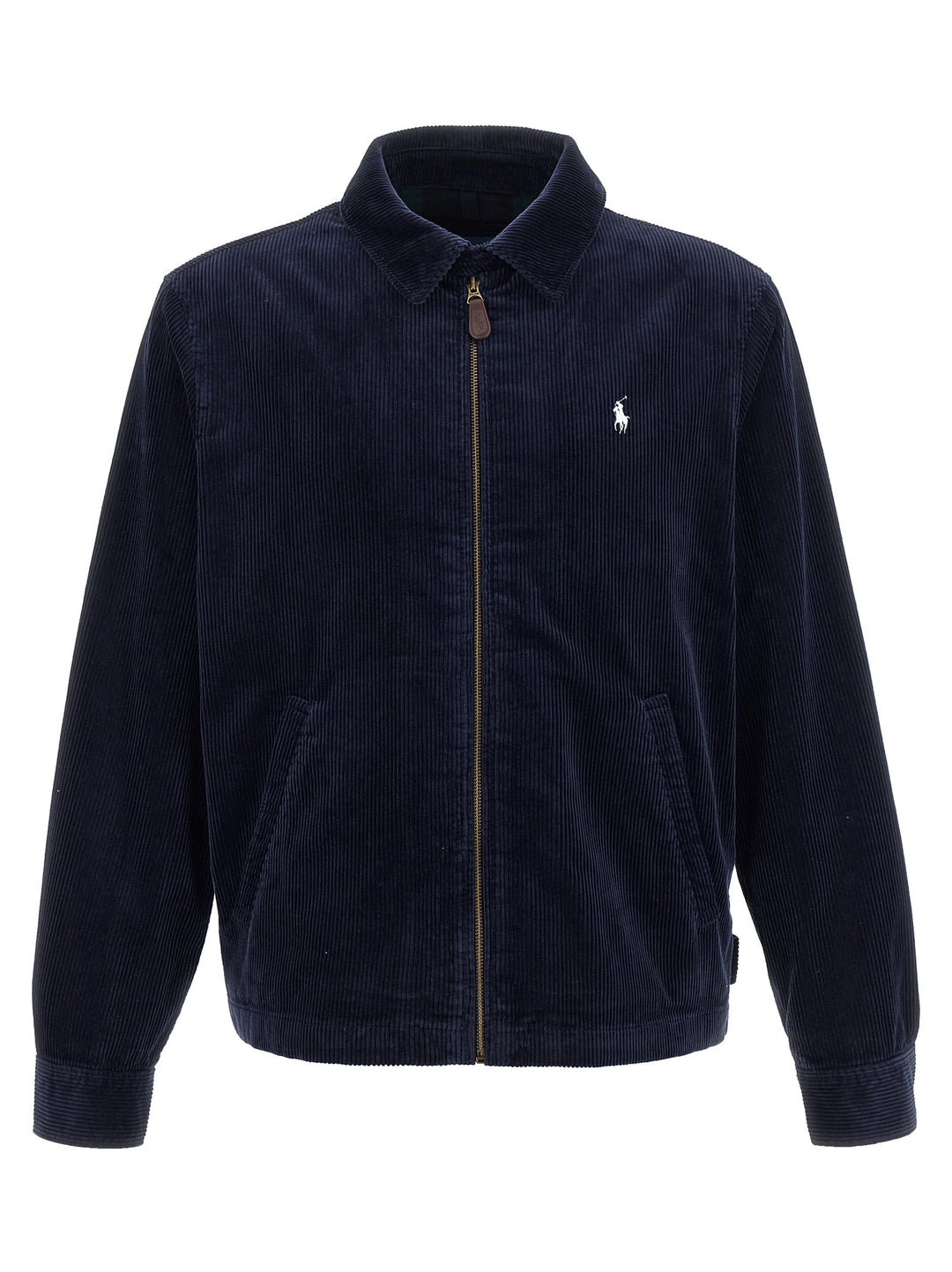 Polo Ralph Lauren Blue Cotton Full-Length Jacket