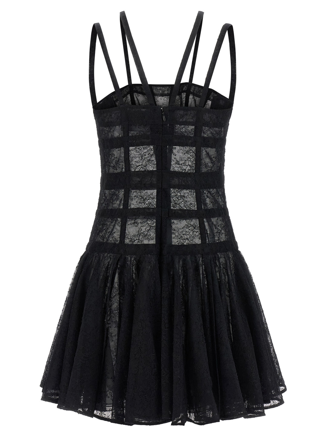 Giovanni Bedin Black Polyamide Short Dress