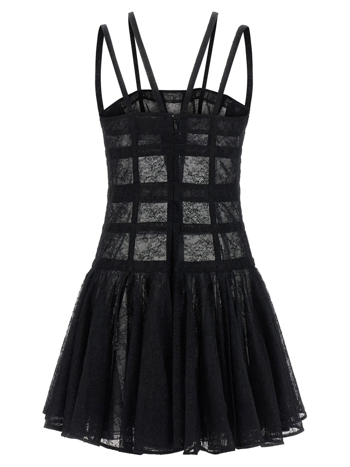 Giovanni Bedin Black Polyamide Short Dress