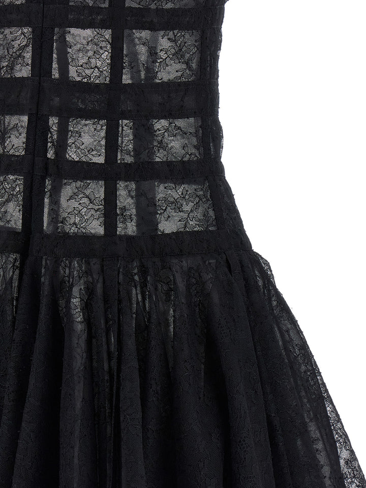 Giovanni Bedin Black Polyamide Short Dress