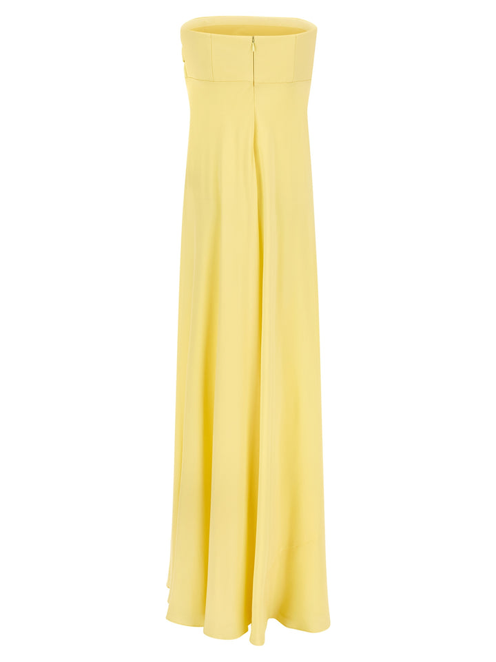 Giovanni Bedin Bicolor Silk Long Dress