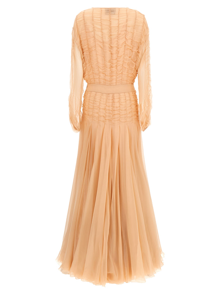 Giovanni Bedin Multicolor Cotton Long Dress
