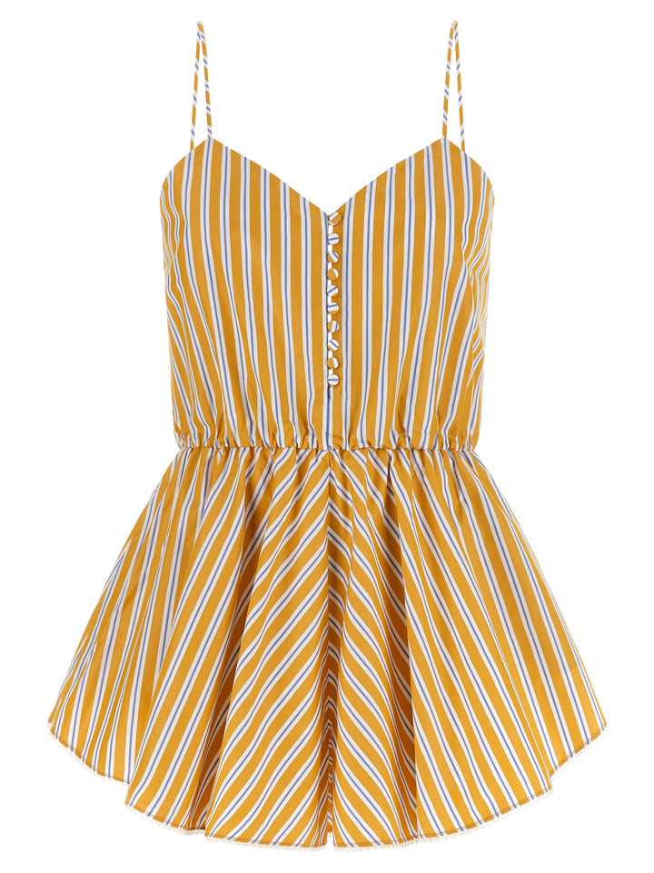 The Andamane Bicolor Cotton Rompers