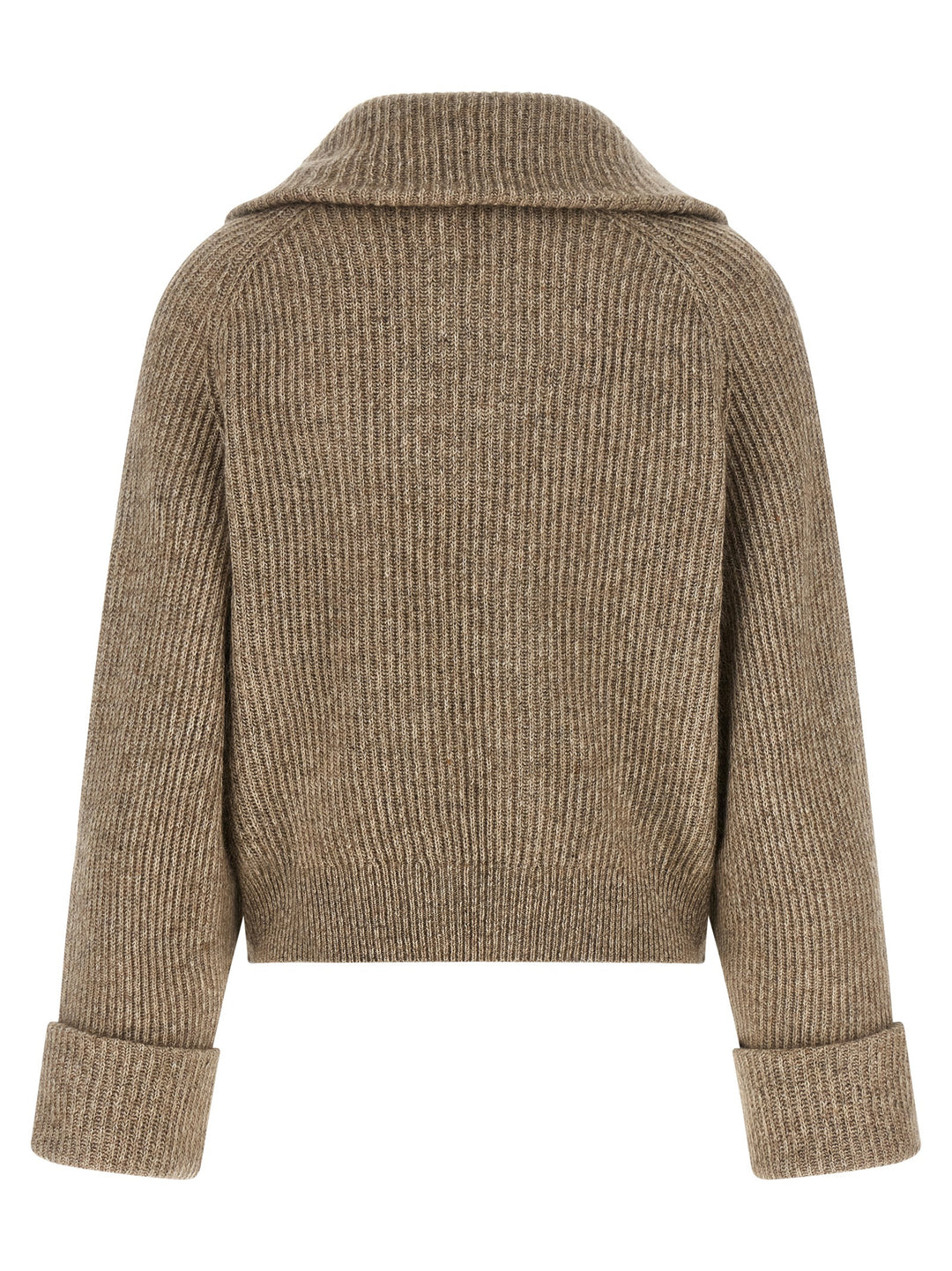 Brunello Cucinelli Beige Cashmere Cardigan