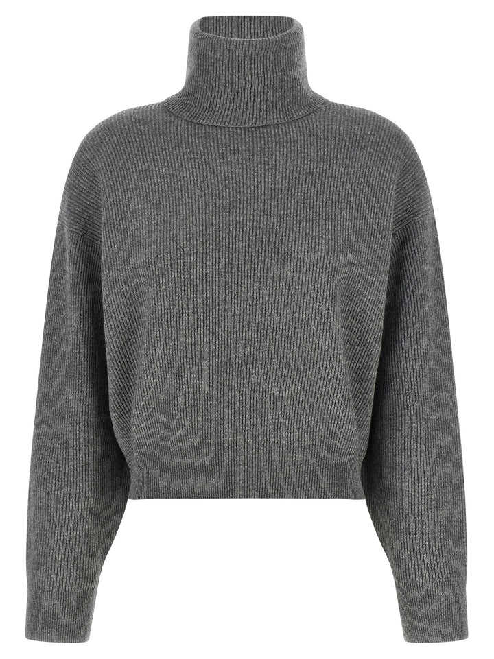 Brunello Cucinelli Gray Virgin Wool Cardigan