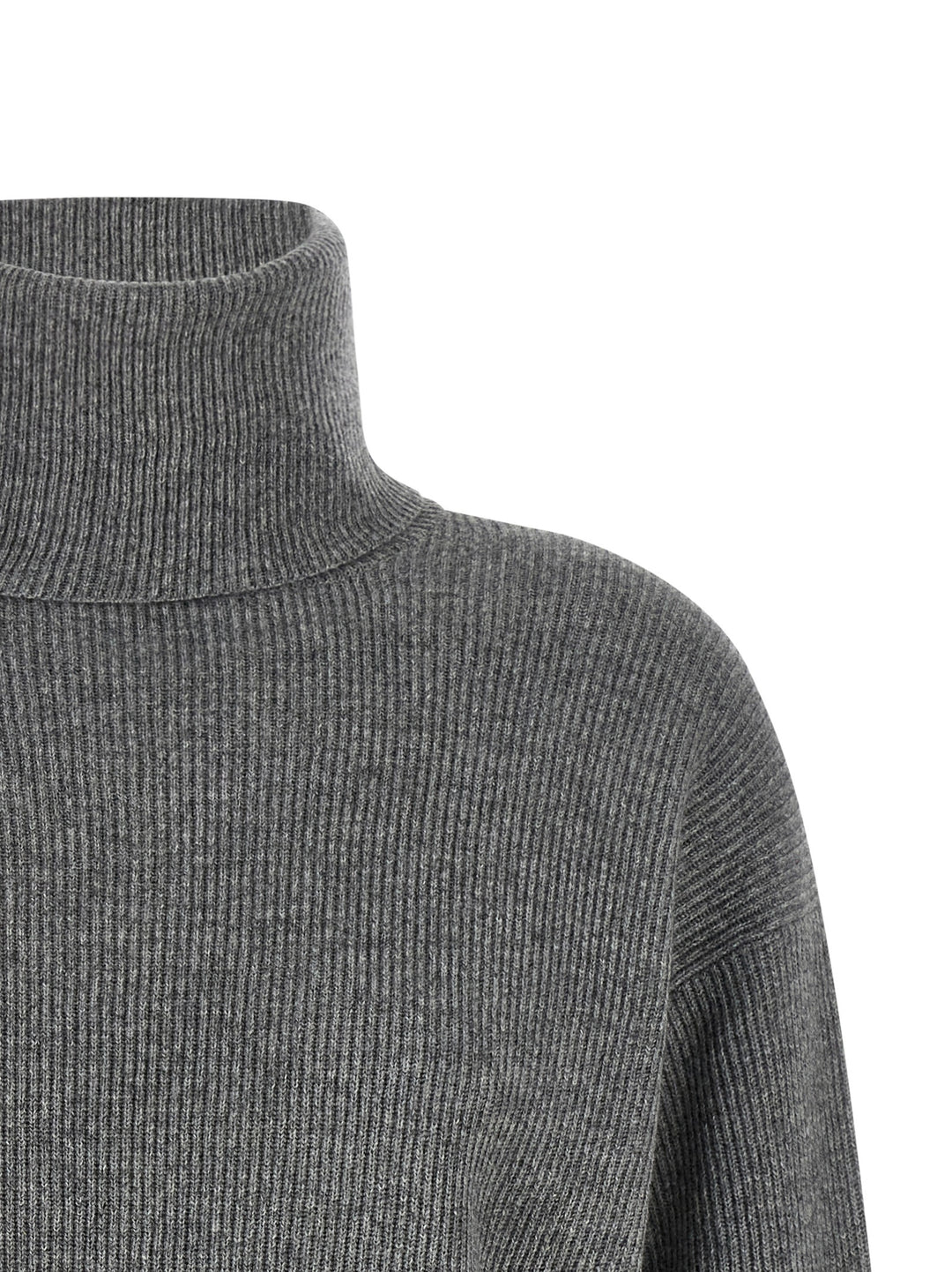 Brunello Cucinelli Gray Virgin Wool Cardigan
