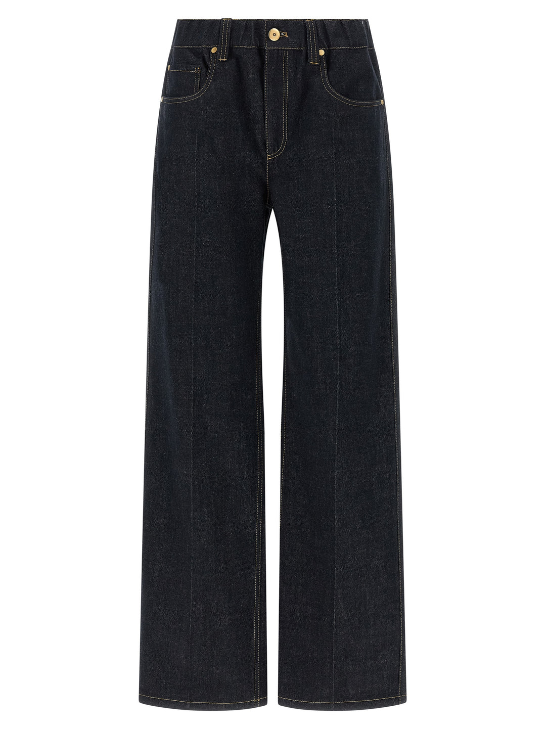 Brunello Cucinelli Blue Cotton Jeans Denim