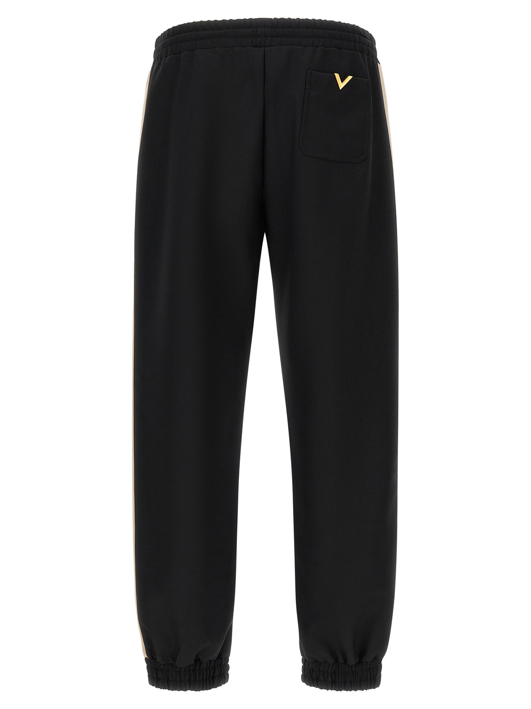 Valentino Garavani Black Polyester Athletic Pants