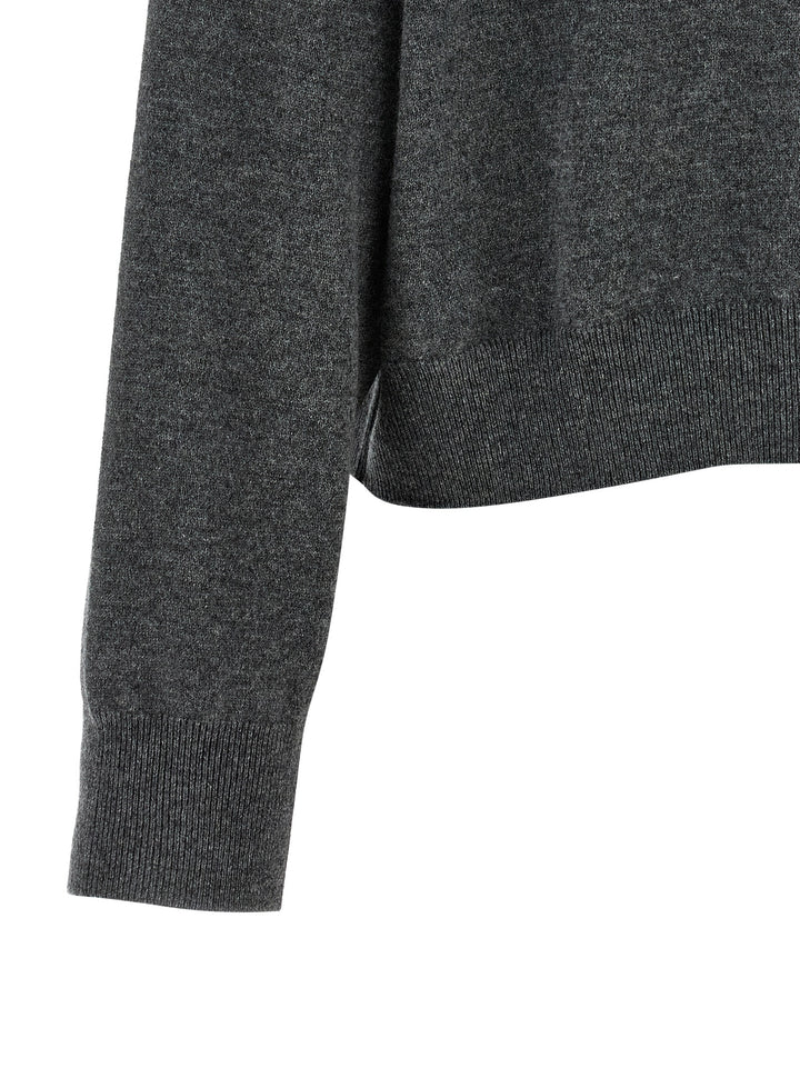 Brunello Cucinelli Gray Cashmere Cardigan
