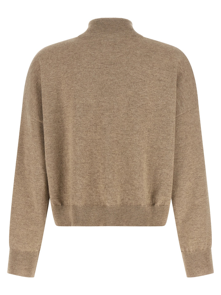 Brunello Cucinelli Beige Cashmere Cardigan