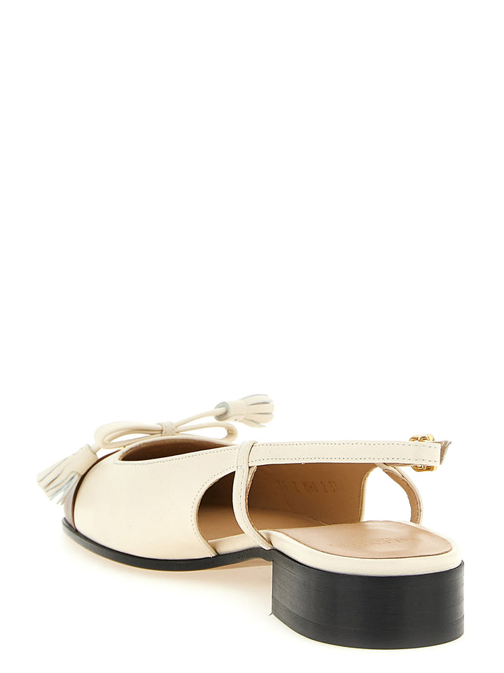 Valentino Garavani Black Leather Ballet Flats
