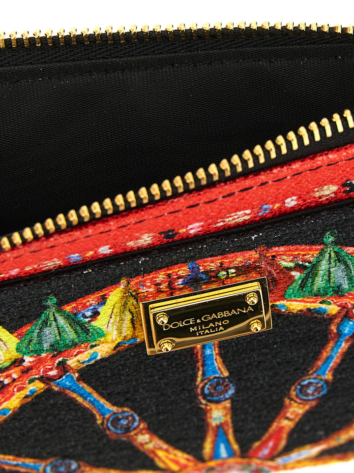 Dolce &amp; Gabbana Multicolor Cotton Cardholder