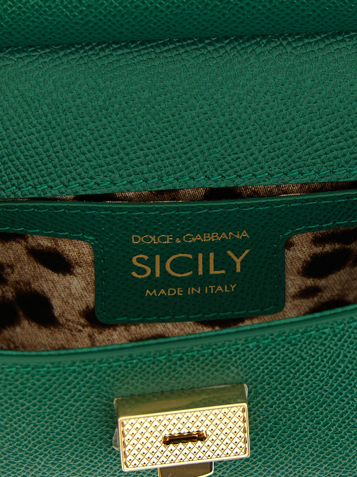 Dolce &amp; Gabbana Bicolor Calfskin Handbag