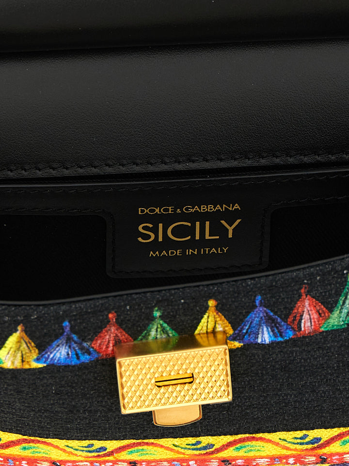 Dolce &amp; Gabbana Multicolor Cotton Handbag