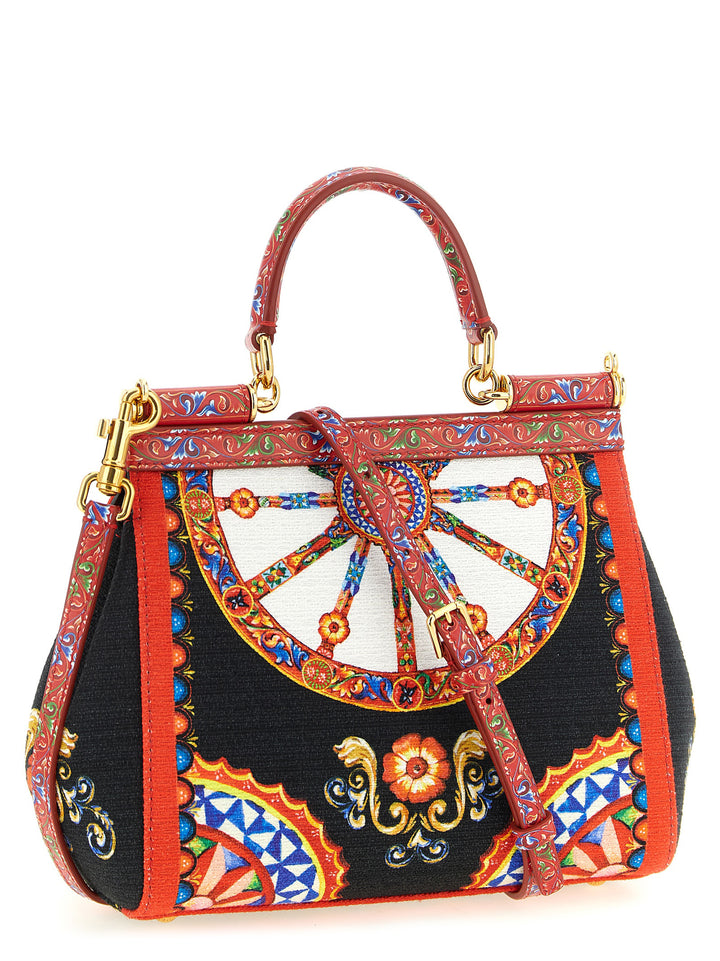 Dolce &amp; Gabbana Multicolor Cotton Handbag