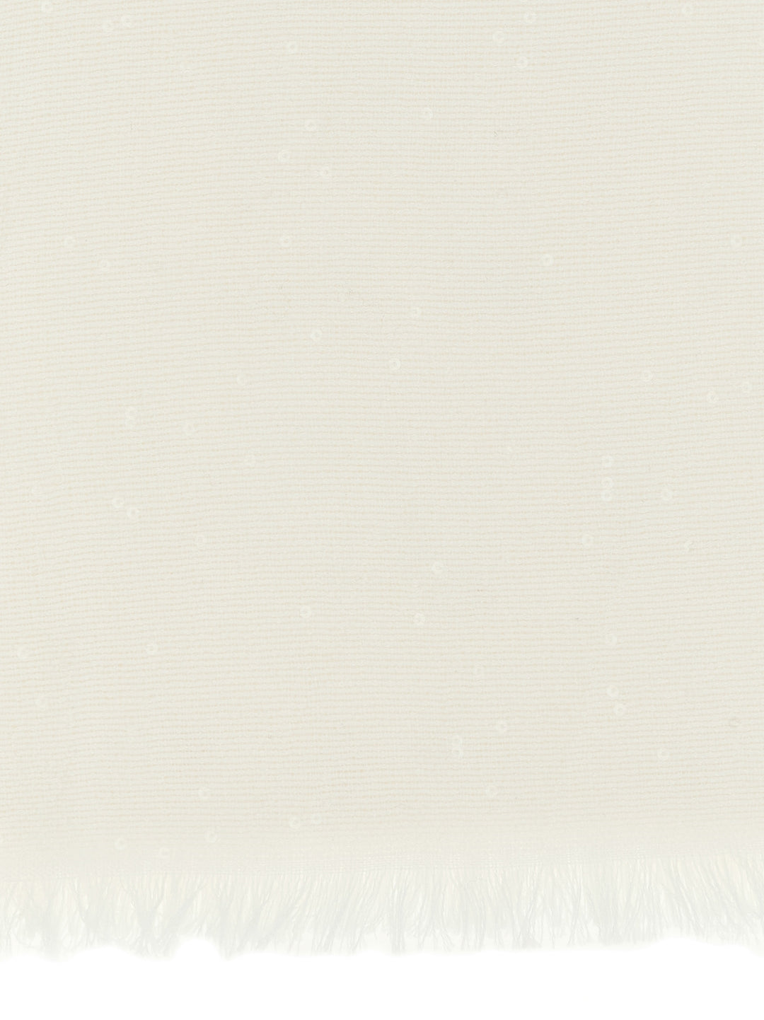 Brunello Cucinelli White Cashmere Scarf