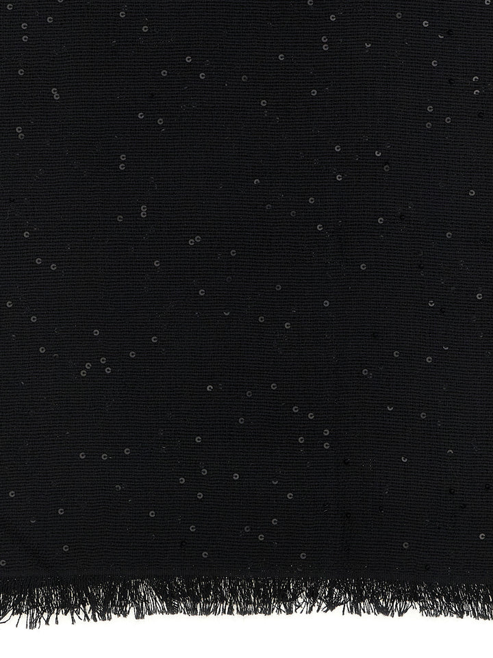 Brunello Cucinelli Black Cashmere Scarf
