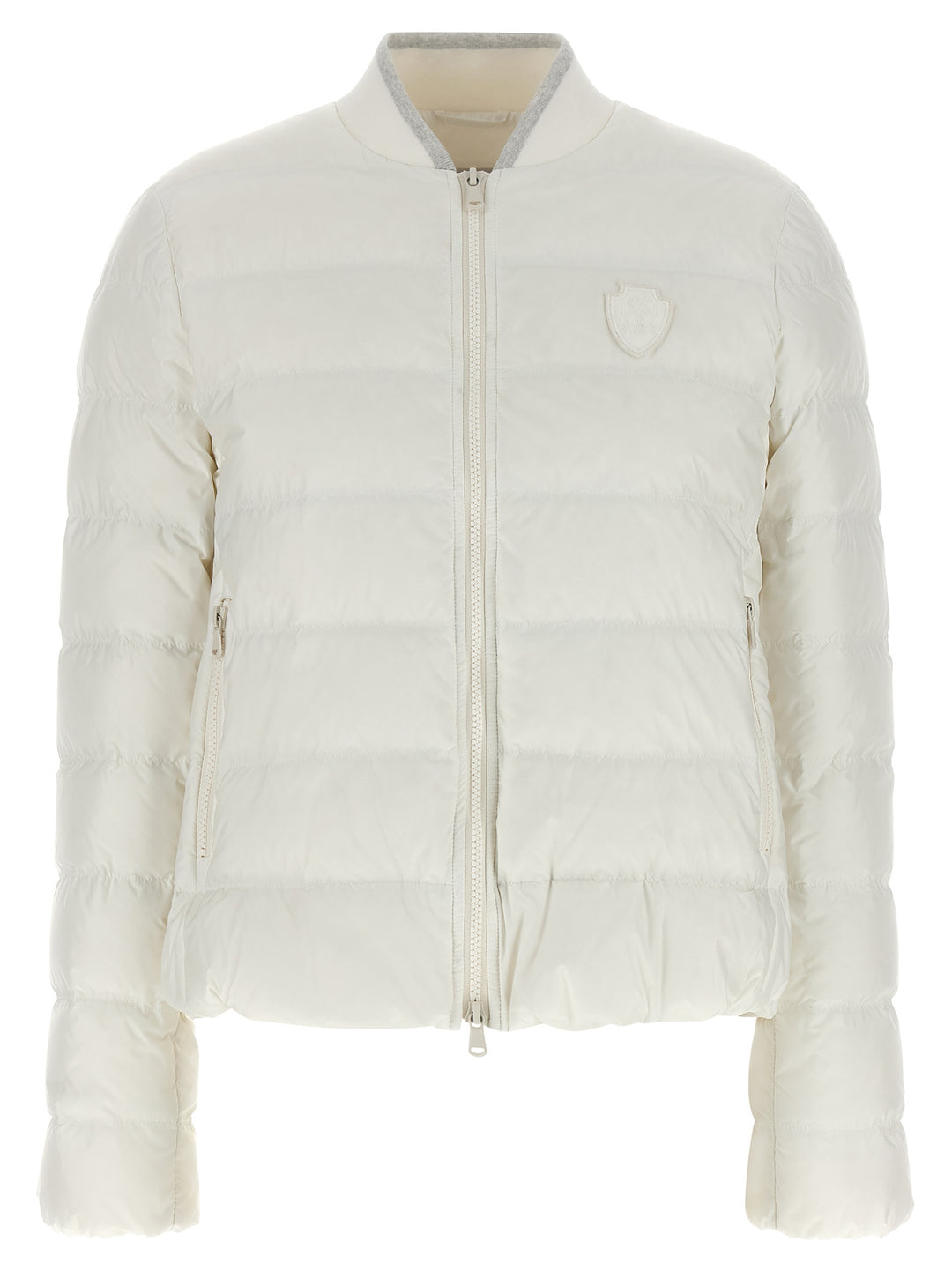 Brunello Cucinelli White Polyester Full-Length Jacket