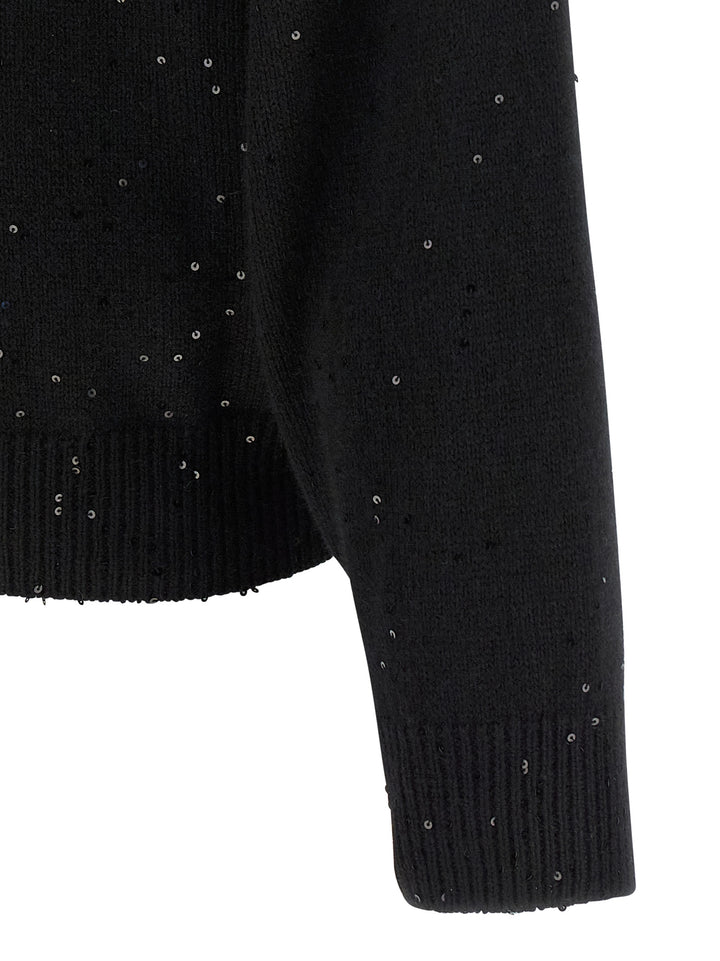 Brunello Cucinelli Black Cashmere Cardigan