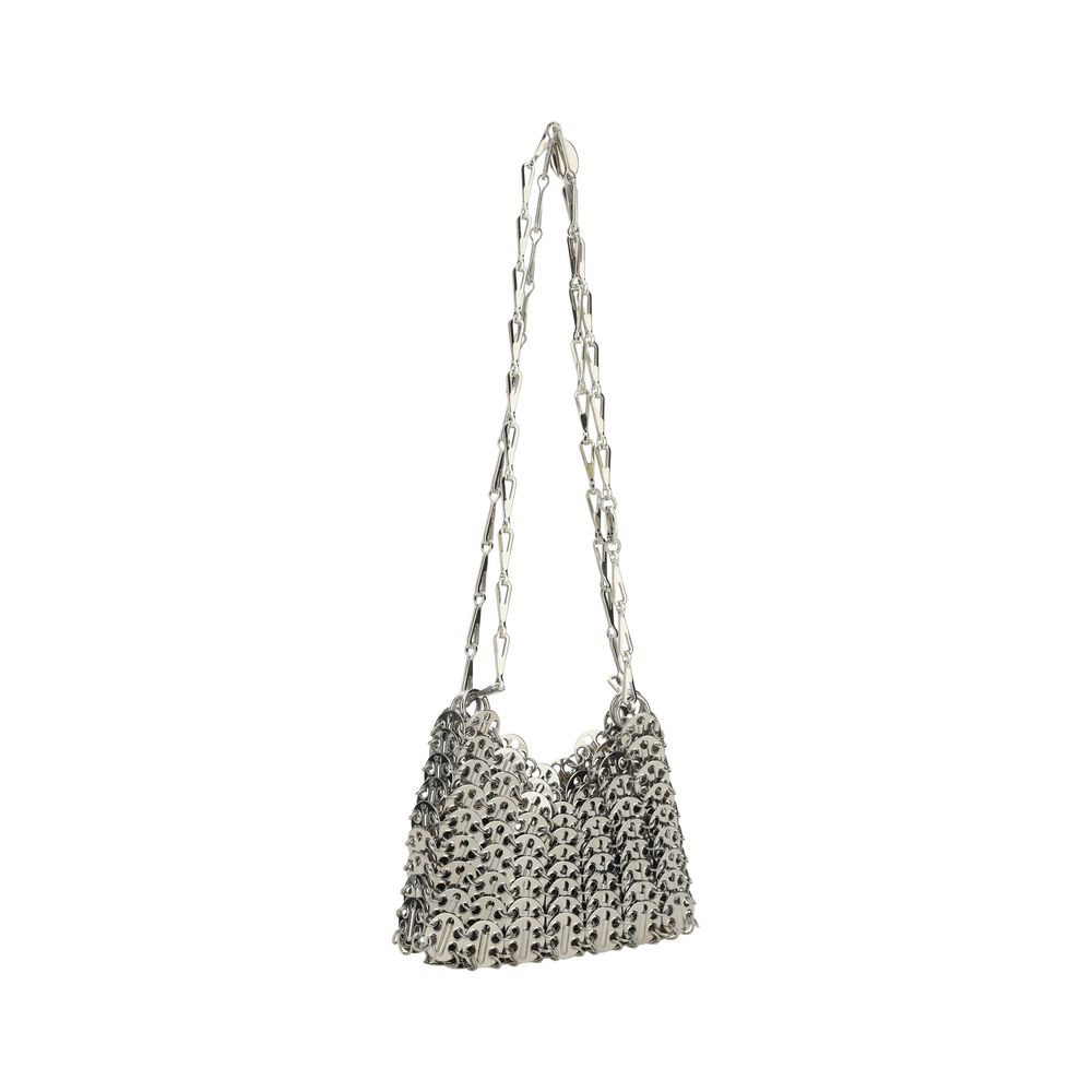 Rabanne - Gray Lamb Ovis Aries Shoulder Bag
