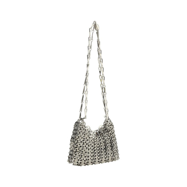 Rabanne - Gray Lamb Ovis Aries Shoulder Bag