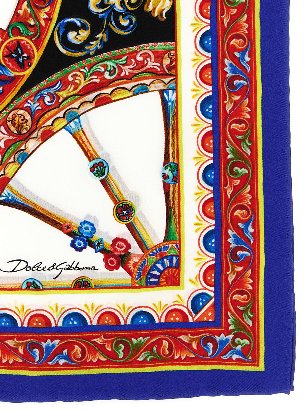 Dolce &amp; Gabbana Multicolor Silk Scarf