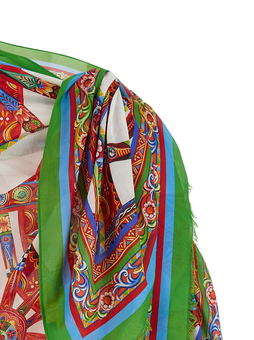 Dolce &amp; Gabbana Multicolor Cotton Long Skirt