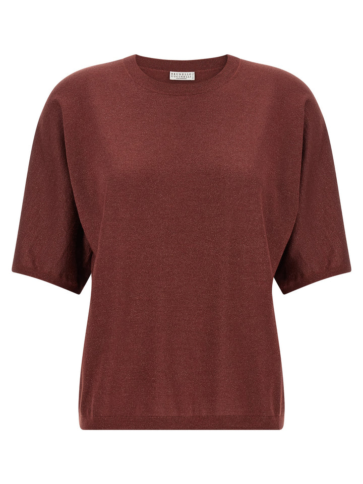 Brunello Cucinelli Bordeaux Cashmere Cardigan