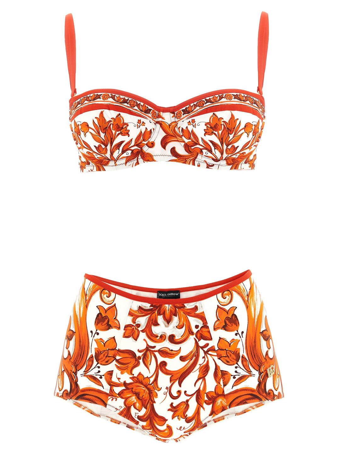 Dolce &amp; Gabbana Orange Polyamide Bikini