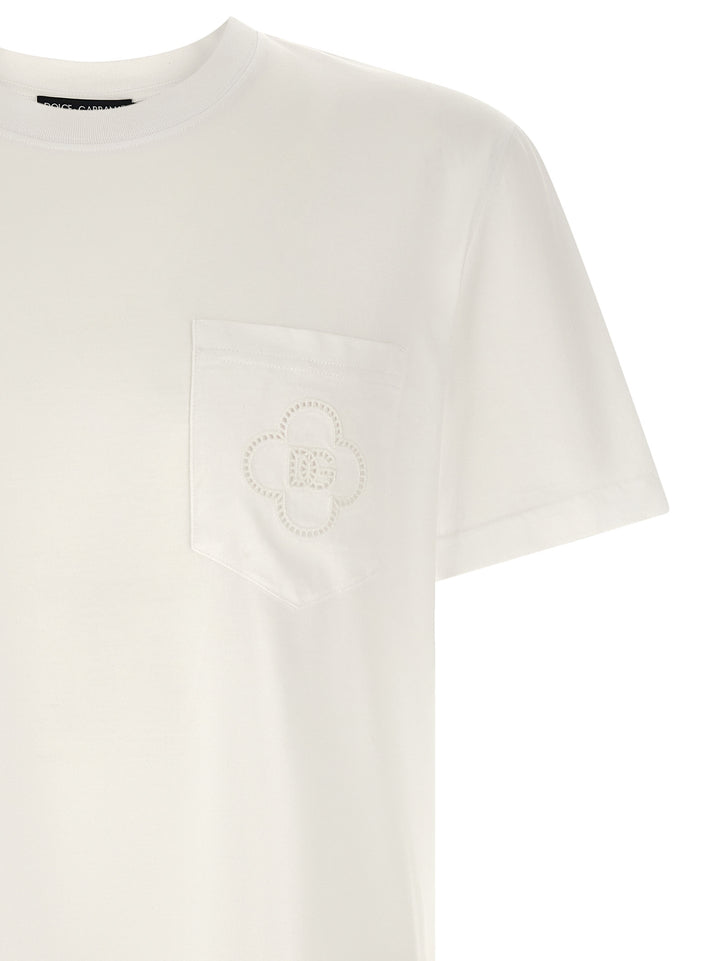 Dolce &amp; Gabbana White Cotton T-Shirt