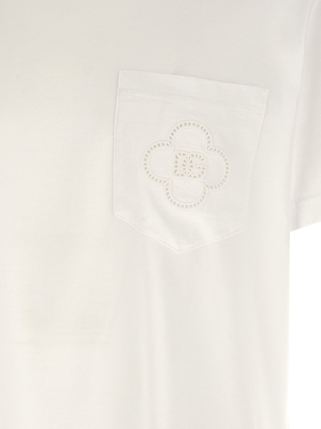 Dolce &amp; Gabbana White Cotton T-Shirt