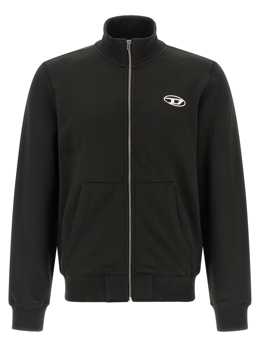 Diesel Black Cotton Sweatshirt