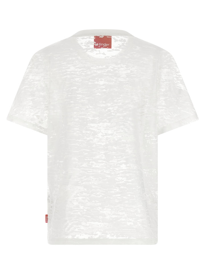 Diesel White Cotton Sportswear
