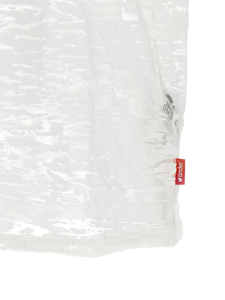 Diesel White Cotton Sportswear