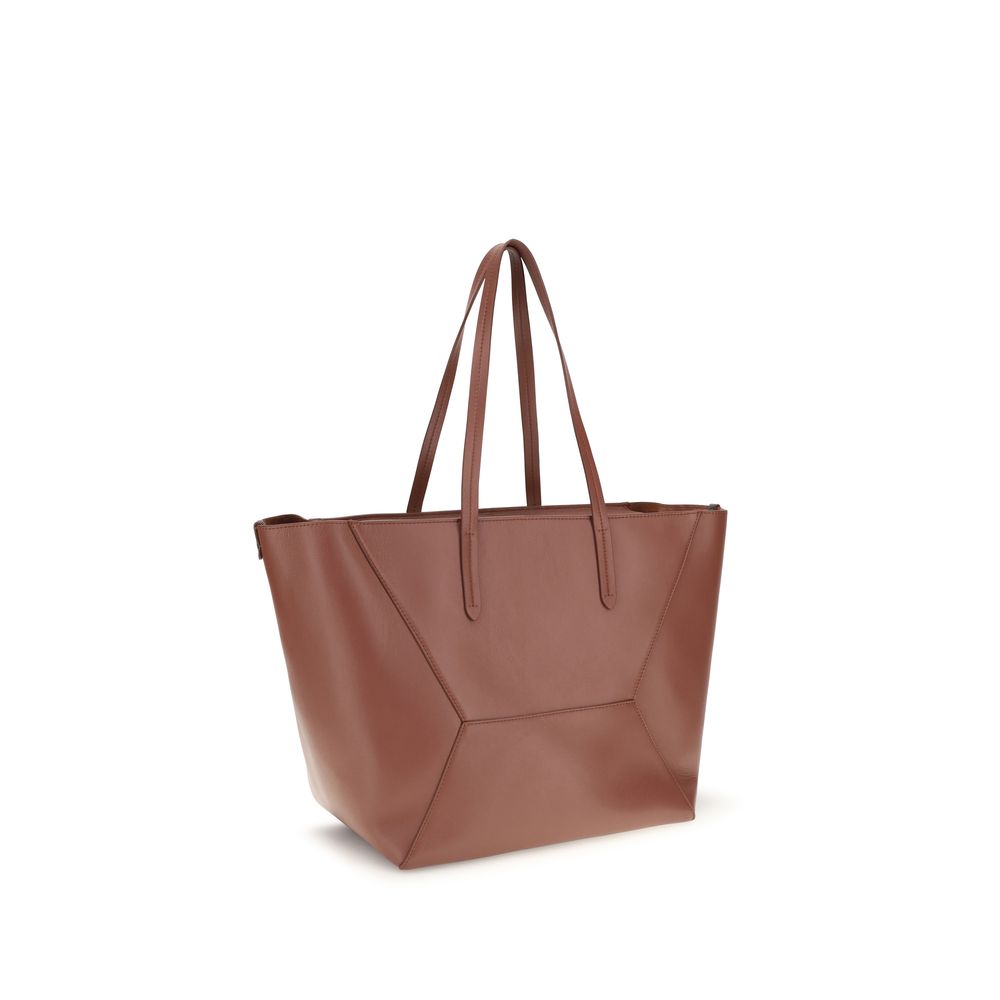 Brunello Cucinelli - Multicolor Calf Leather Bos Taurus Shoulder Bag
