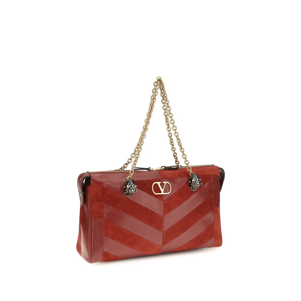 Valentino Garavani - Multicolor Calf Leather Bos Taurus Shoulder Bag