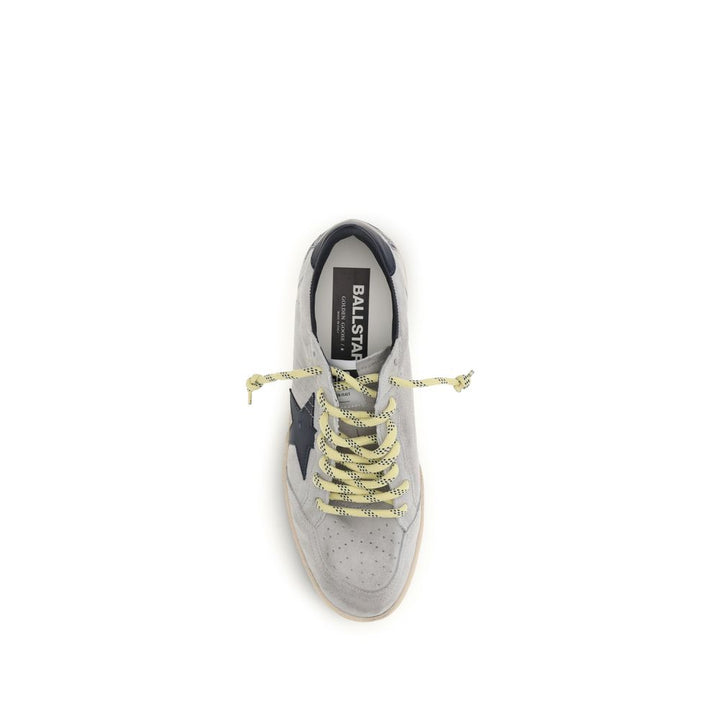 Golden Goose Gray Calf Leather Bos Taurus Sneakers