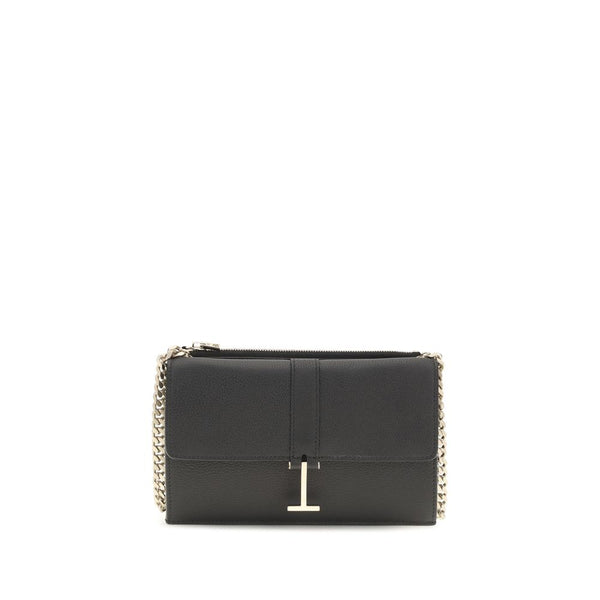 Tom Ford - Black Calf Leather Bos Taurus Shoulder Bag