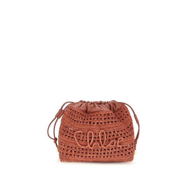 Chloé - Multicolor Raffia Shoulder Bag