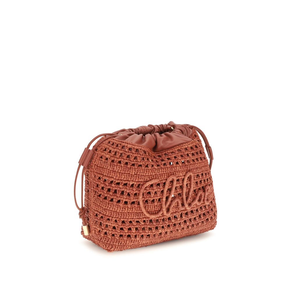 Chloé - Multicolor Raffia Shoulder Bag
