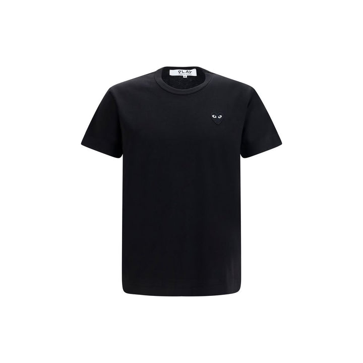 Comme Des Garçons Play Black Cotton T-Shirt
