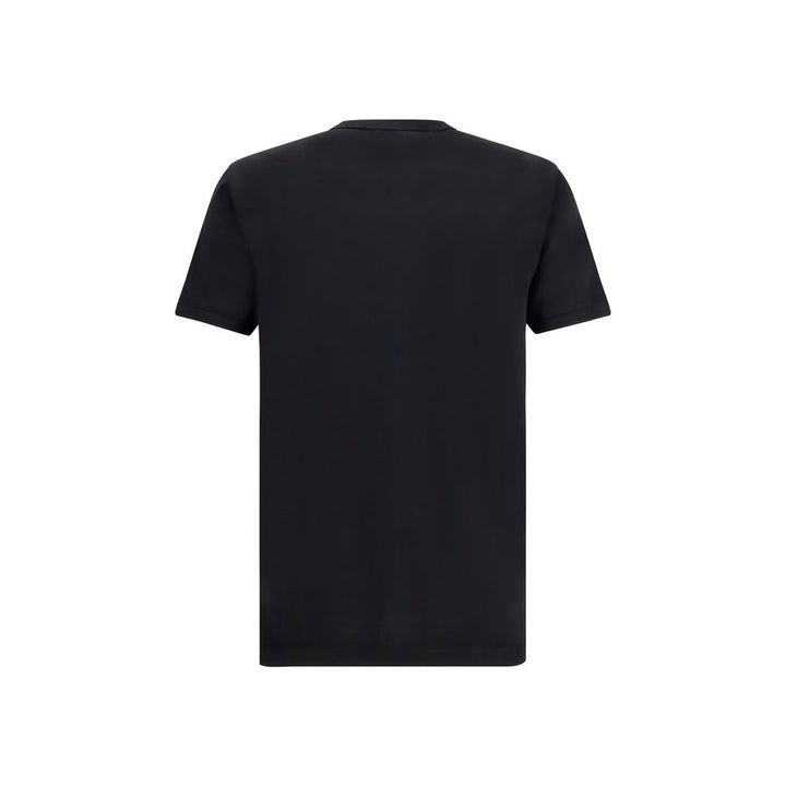 Dolce &amp; Gabbana Black Cotton T-Shirt