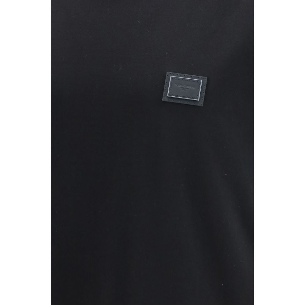 Dolce &amp; Gabbana Black Cotton T-Shirt