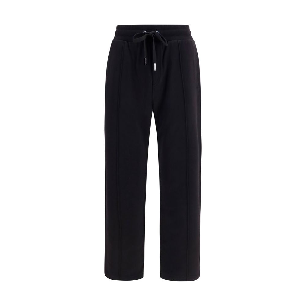 Dolce &amp; Gabbana Black Cotton Joggers (Workout Pants)