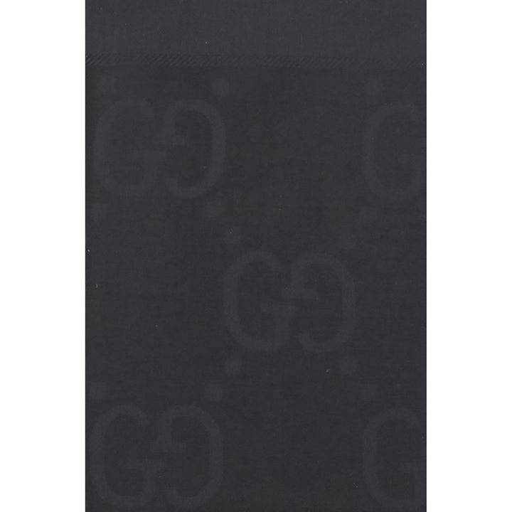 Gucci Black Wool Oves Aries Scarf