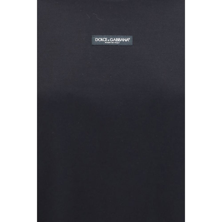 Dolce &amp; Gabbana Black Cotton T-Shirt