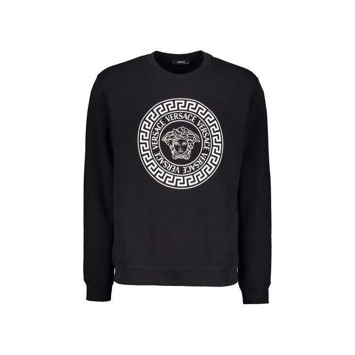 Versace Black Cotton Sweatshirt