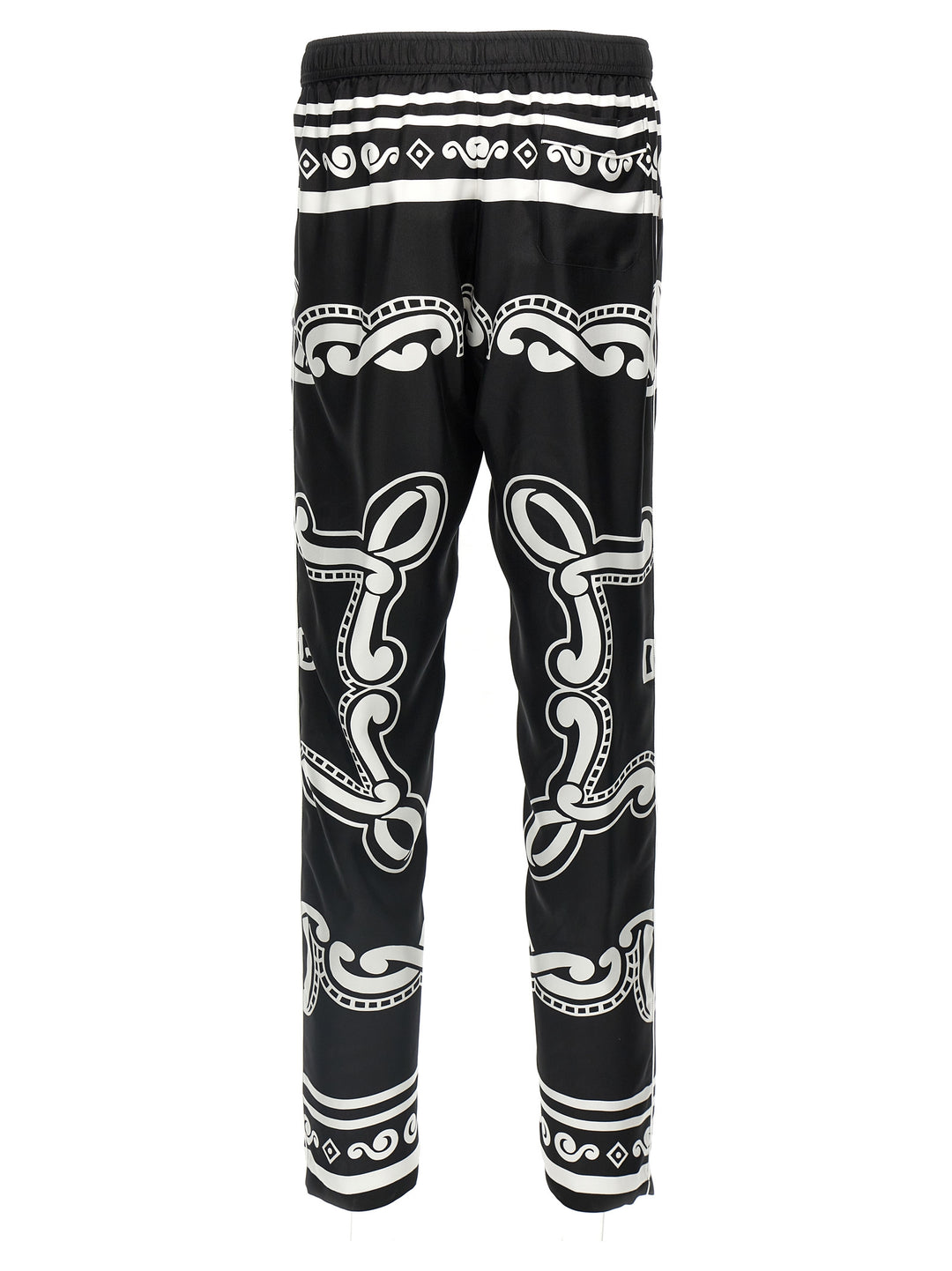 Dolce &amp; Gabbana Bicolor Silk Casual Pants