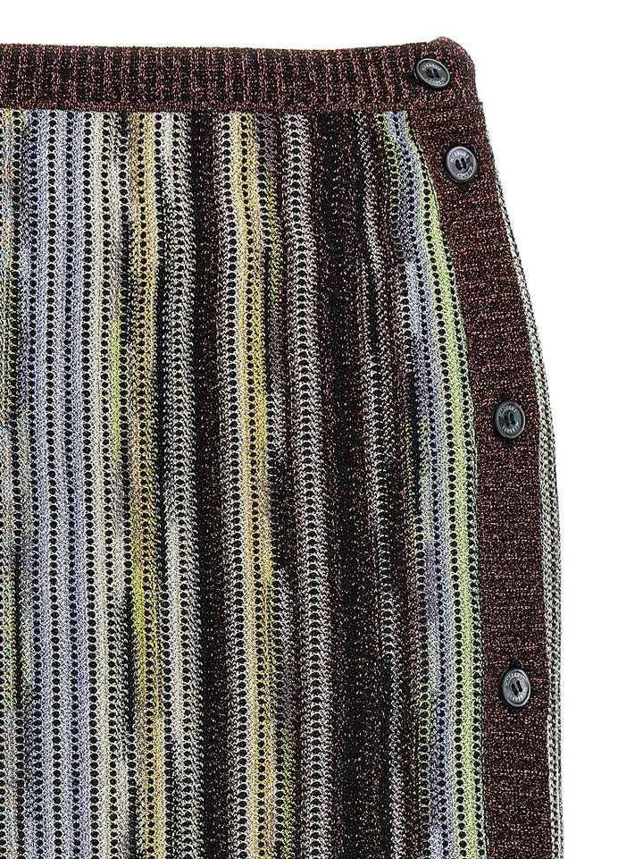 Missoni Multicolor Viscose Long Skirt