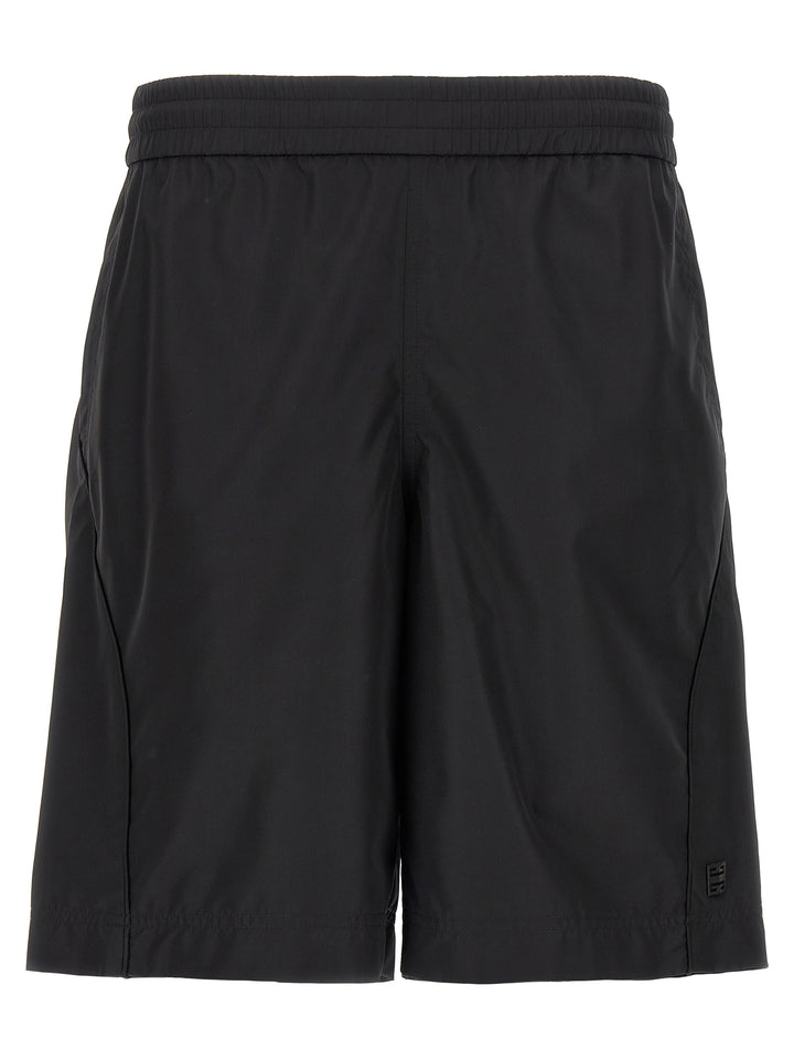 Givenchy Black Polyester Bermuda Shorts